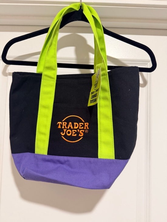 Handbags - NWT Trader Joe's limited edition Trick or treat Halloween canvas tote bag